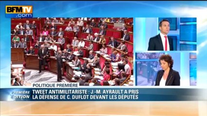 Politique Première: Duflot a fait les frais du tweet antimilitariste de son compagnon - 17/07