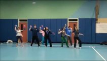 Fusion Bollywood Dance of Indian Songs by Fall 2011 Class (Beginners)