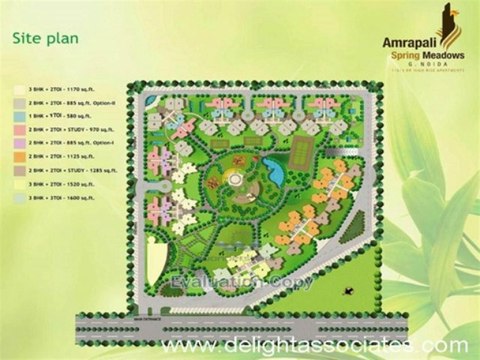 AMRAPALI SPRING MEADOWS Noida Extension - 1,2,3 BHK Booking @ 9910061017