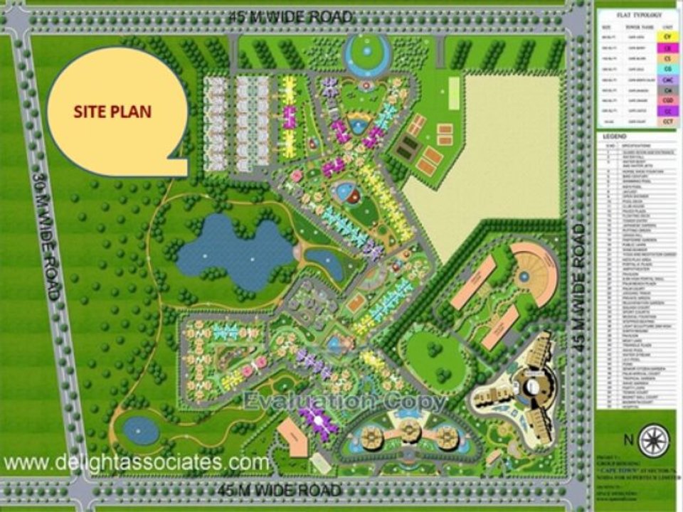 SUPERTECH CAPE TOWN - 2,3,4 BHK Booking @ 9910061017