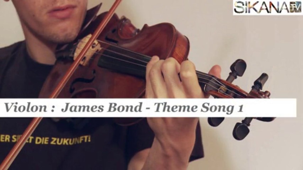 Cours violon : James Bond - Theme song - HD