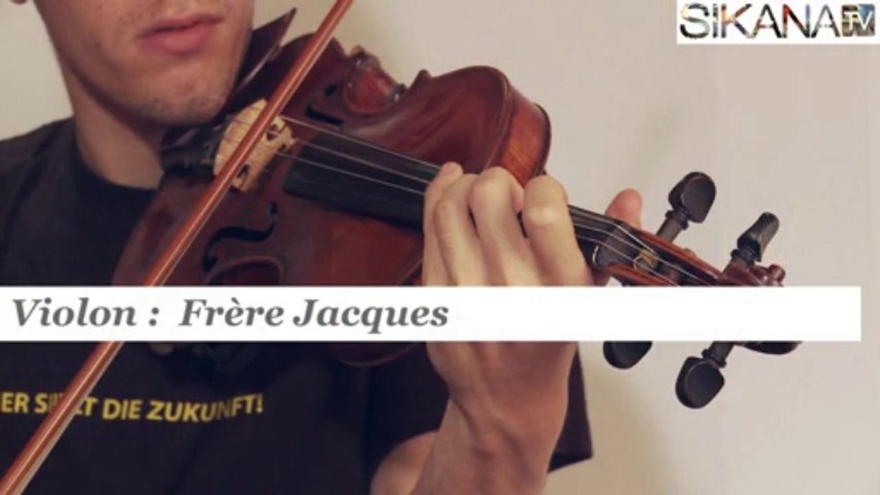 Cours violon : Frère Jacques - HD