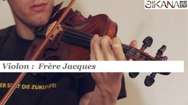 Cours violon : Frère Jacques - HD