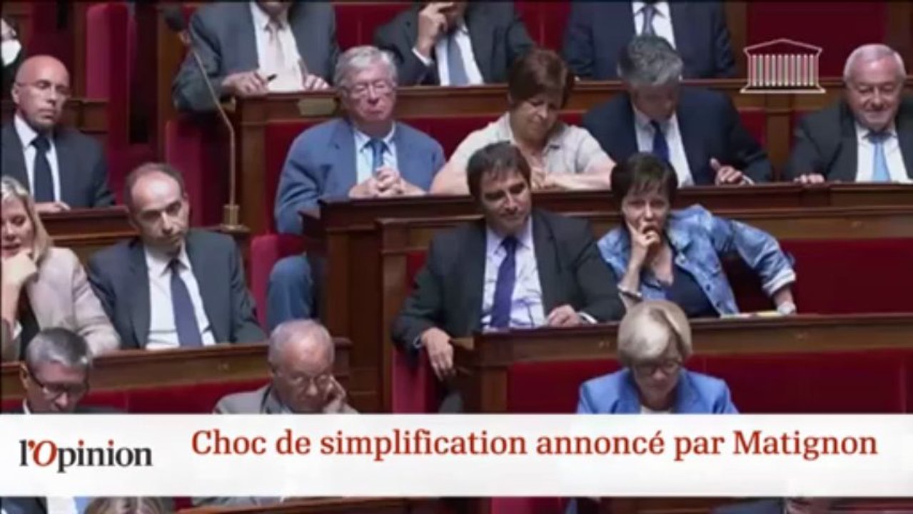 60" : Choc de simplification annoncé par Matignon