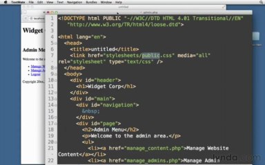 15.04.Creating and styling the first page
