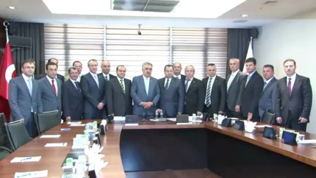 Bakan Yazıcı Biga Ticaret ve Sanayi Odası Heyetini Kabul Etti