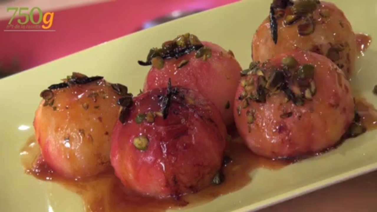 Recette de Pêches rôties - 750 Grammes