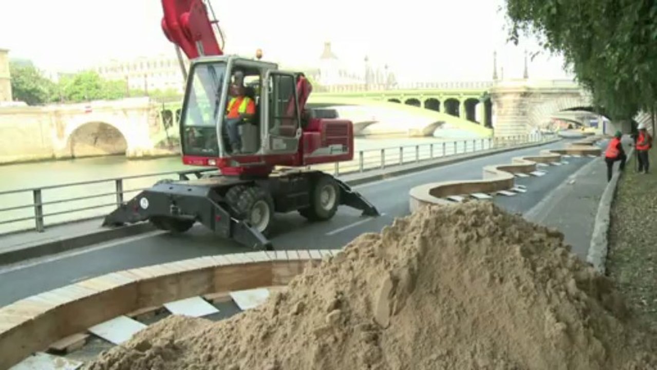 Paris-Plages prend ses quartiers sur les berges de Seine