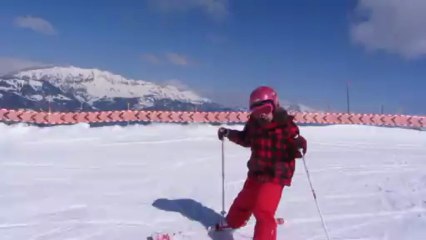 Les saisies, descente de Planay depuis Bisanne