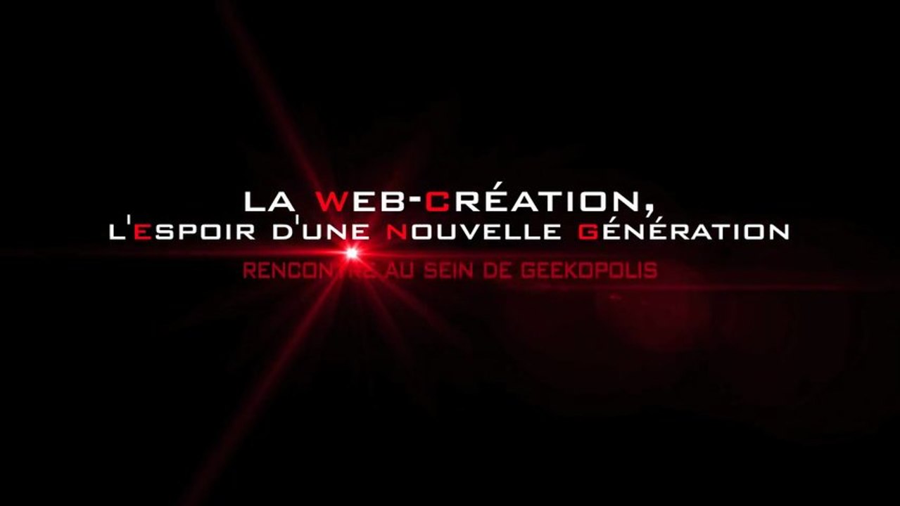 La Web-Création, l'espoir d'une Nouvelle Génération
