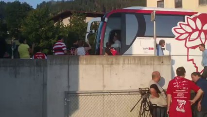 Το πούλμαν του Ολυμπιακού αναχωρεί από το Σβατς για το Ζέεφελντ