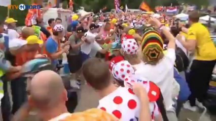 Bocht 7 op de Alpe dHuez kleurt oranje - RTV Noord