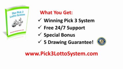 The Pick 3 Lottery System - Full Session