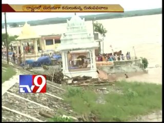 High Bhadrachalam water level affects low lying areas