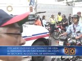 Asesinan a primo de funcionario del CICPC en las inmediaciones del Hospital El Algodonal