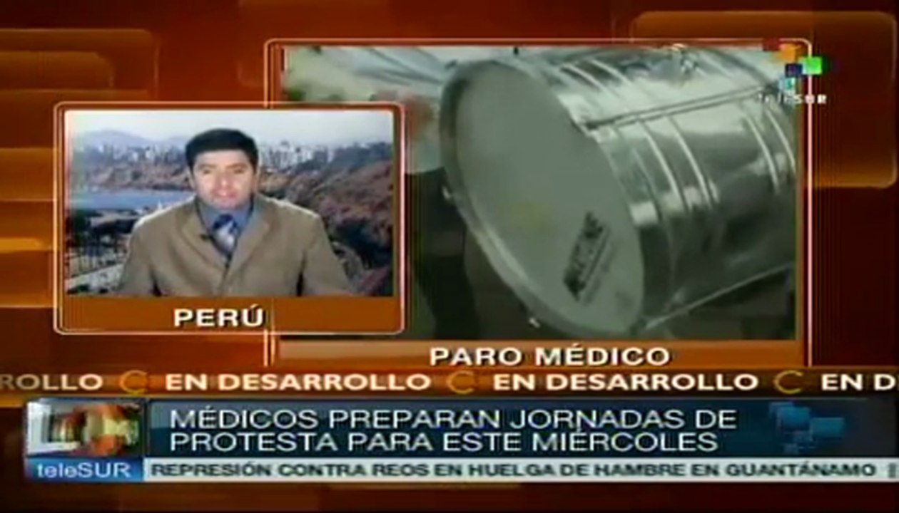 Inicia segundo día de paro de médicos peruanos