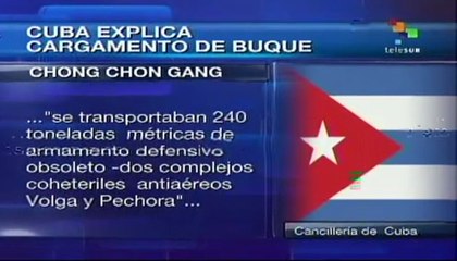 Buque retenido en Panamá transportaba armamento obsoleto, explica Cuba