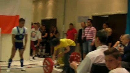 nurnazarov vepa -56kg barre à180kg championnat du Monde Anvers 2013