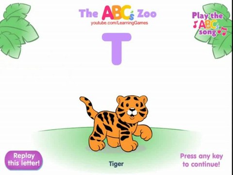 The ABC's Zoo Learning Game for infants 2013