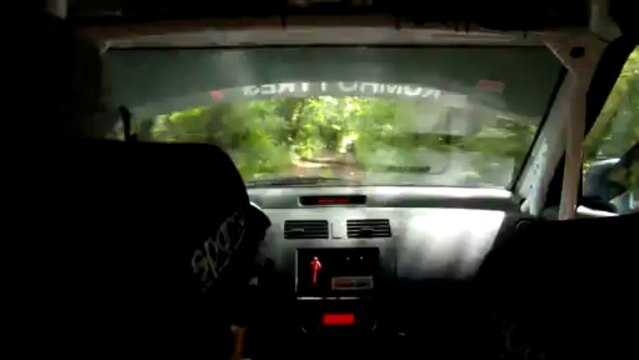 rallye terre de langres equipage Gracial/Landais suzuki swift n2 es 7 32secondes d avance sur le deuxieme n2