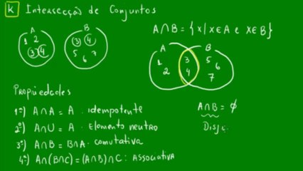 04 Entenda a Interseção de Conjuntos de Forma Simples e Prática 📚