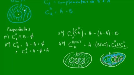 08 Entenda a Relação entre Complementar de B em A 🧮