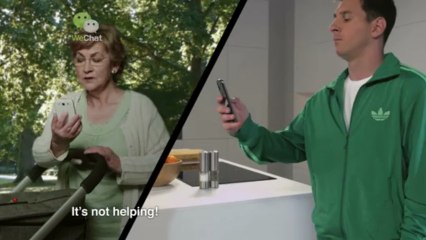 Messi on WeChat Ad -2013 Reklam