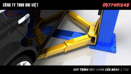 Quy trình vận hành cầu nâng 2 trụ