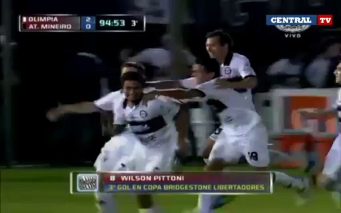 Olimpia derrota a A. Mineiro y sueña con una nueva Copa Libertadores