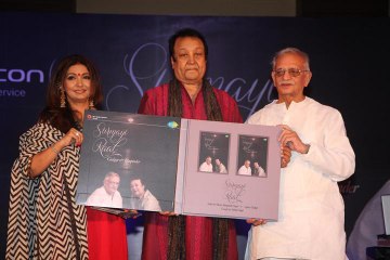 Gulzar and Bhupinder Singh Launches Music Album Surmayi Raat