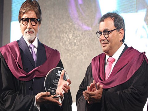 Amitabh Bachchan at the annual convocation of Whistling Woods