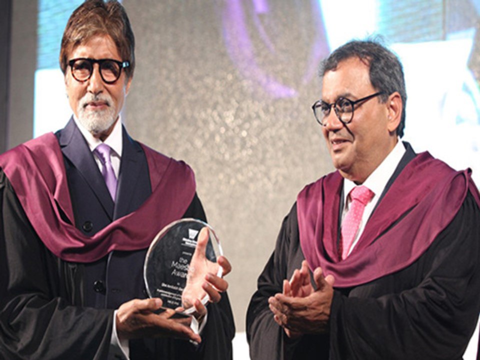 Amitabh Bachchan at the annual convocation of Whistling Woods
