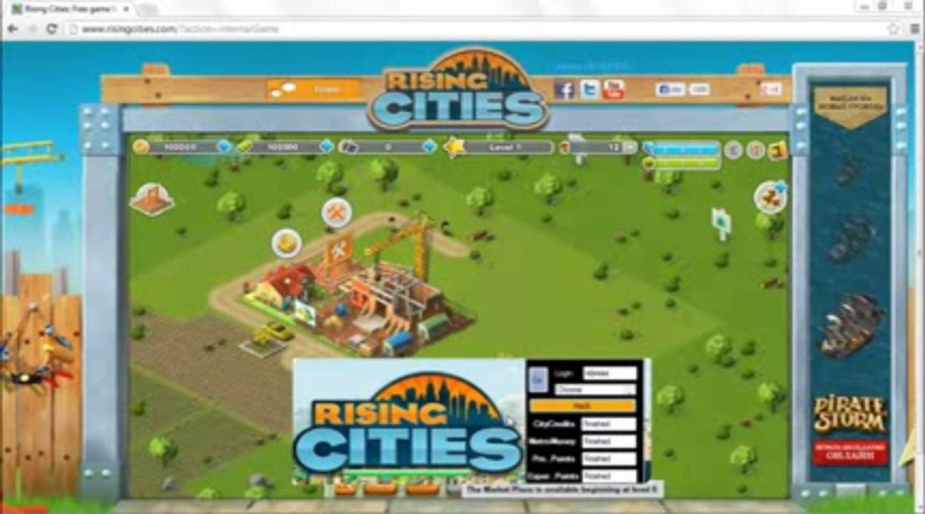 Rising cities Hack (FR) ' gratuit Télécharger Juillet - Août 2013 mettre à jour
