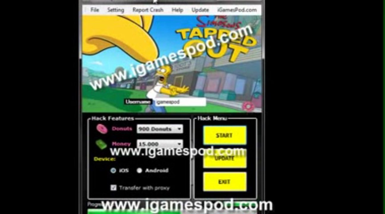 THE SIMPSONS TAPPED OUT Hack (FR) gratuit | Télécharger Juillet 2013 mettre à jour For iPhone Android [Beach Update]