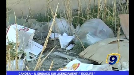 Canosa | Il Sindaco sui licenziamenti Ecolife
