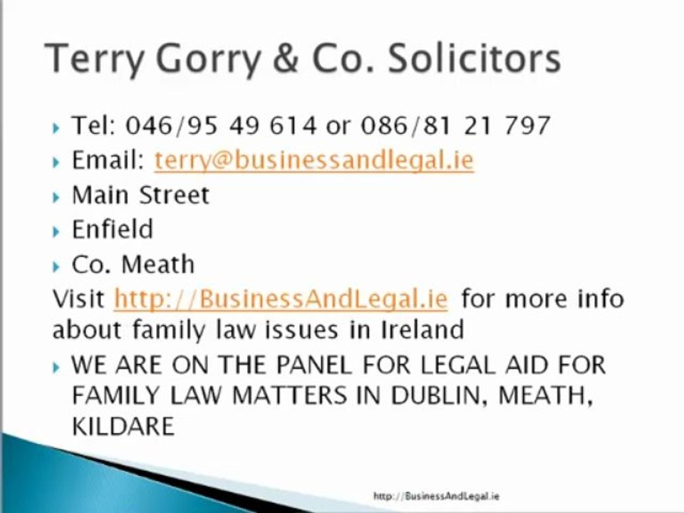 Unmarried Parents-How to Obtain Child Maintenance in Ireland