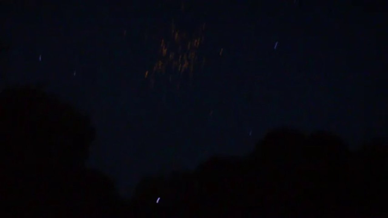 Feu d'artifice pot de départ