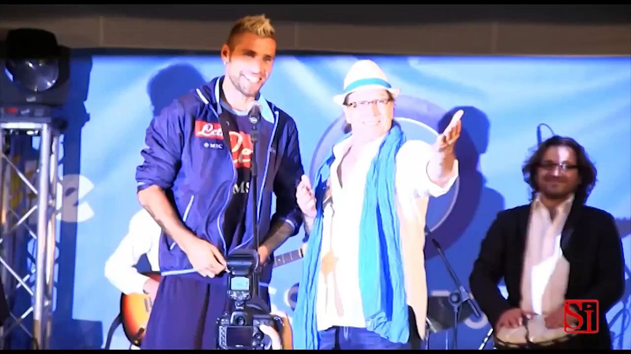 Dimaro (TN) - Guido Lembo alla festa del Napoli (17.07.13)