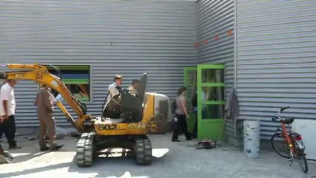 L'ecole des Buttes en chantier