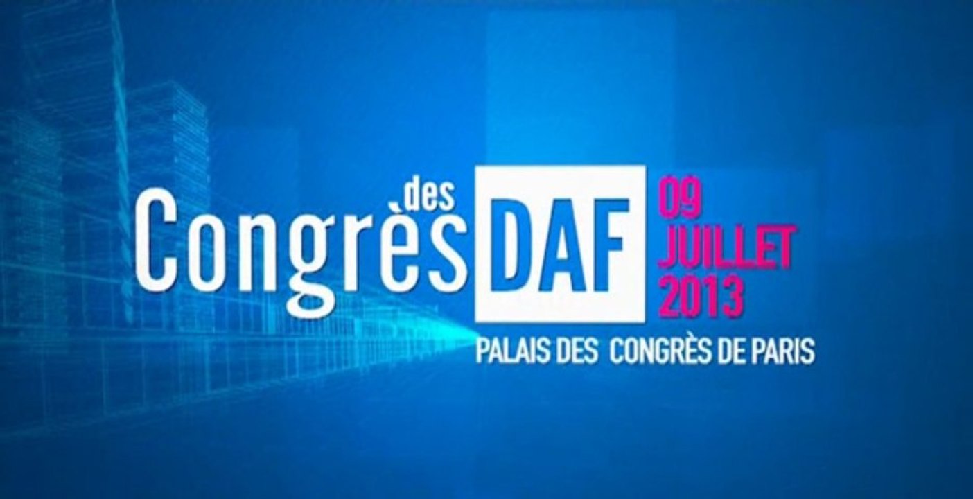 Présentation du Congrès des DAF - 2013