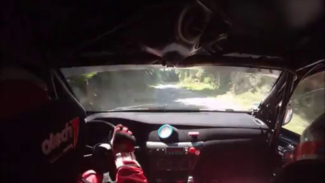 Rallye du Rouergue 2013 - Es6 Cassagnes - Marty / Delpech Mitsubishi Evo8