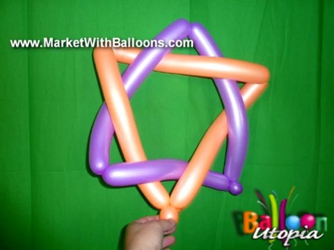 How To Make a Balloon Magen David - Balloons in San Diego
