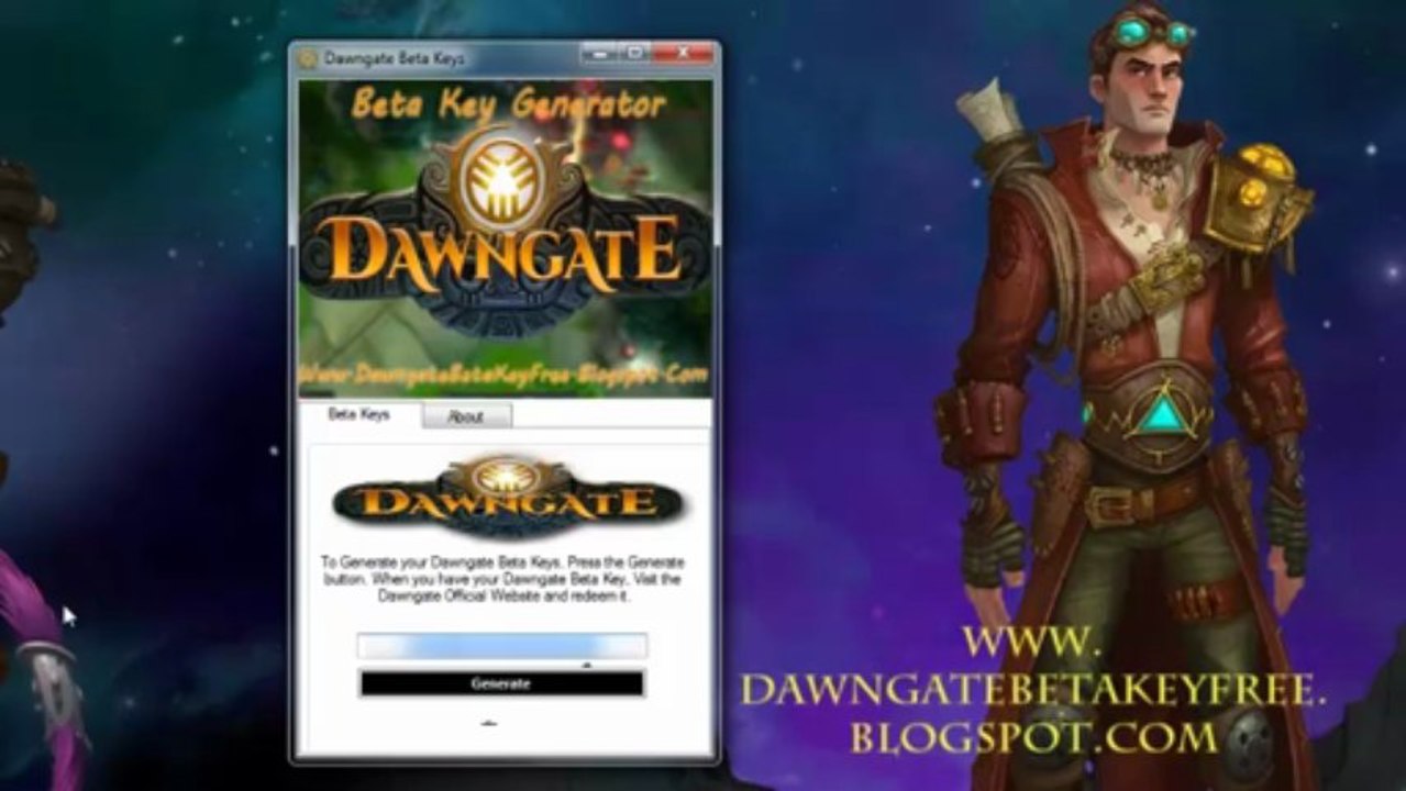 Get Free Dawngate Beta Keys
