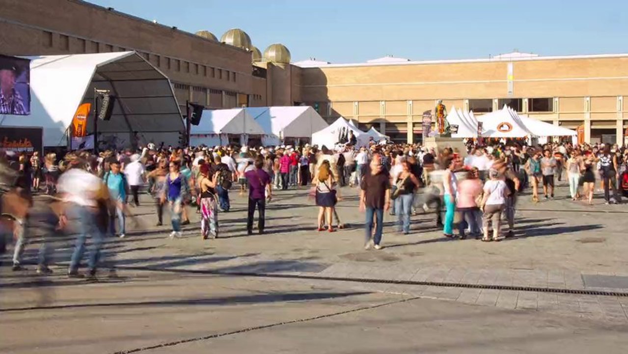 Harley Day´s Barcelona. Timelapse Harley Village.