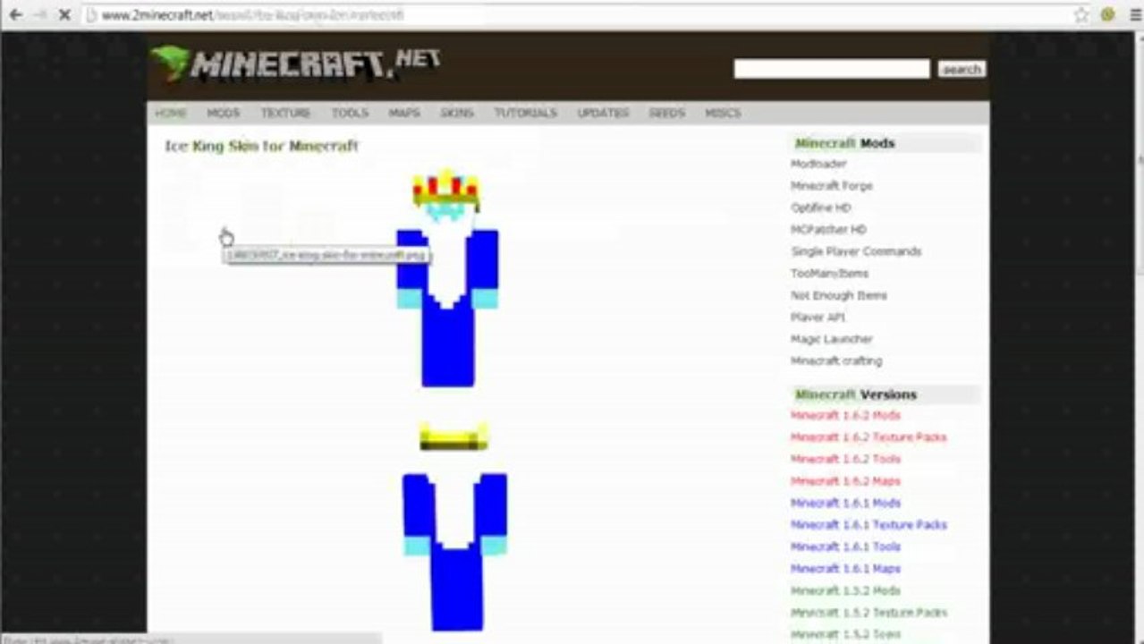 Ice King Skin for Minecraft