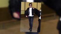 Robert Pattinson Carries a Polka Dot Man Bag Through Toronto Airport