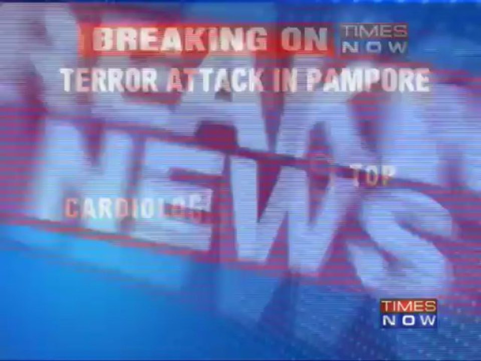 Terror attack in Pampore, Kashmir