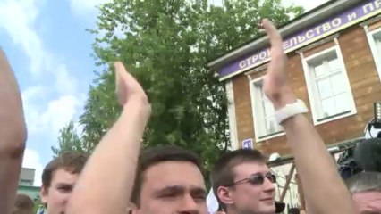 Russia jails protest leader for five years