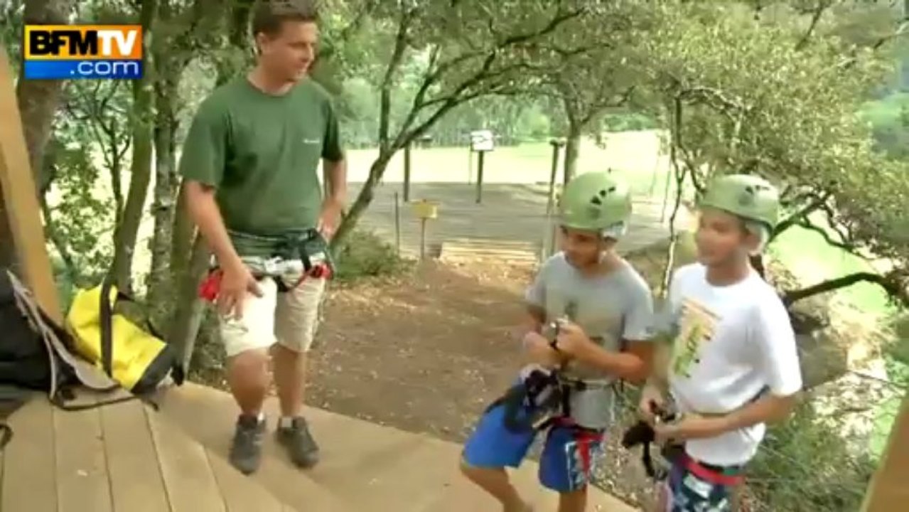 Une semaine en Aquitaine: parcours à la via ferrata - 18/07