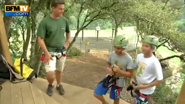Une semaine en Aquitaine: parcours à la via ferrata - 18/07